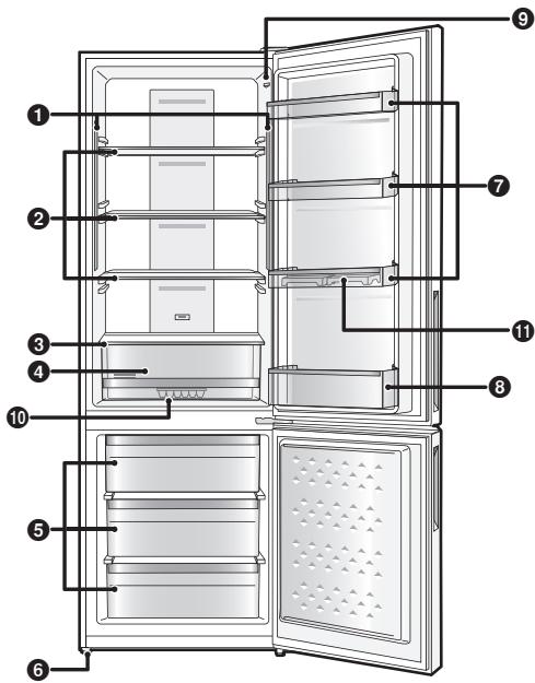 PANASONIC NR-BN30PGW - Gefrierfach - 2