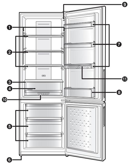 PANASONIC NR-BN30QS1 - Prostor mrazáku - 2