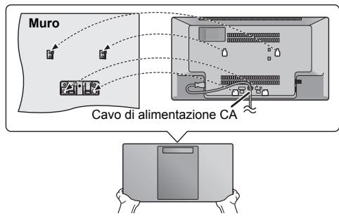 PANASONIC SC-HC402EG - A Cordoncino anticaduta (non in dotazione) Piegare due volte il cavo alla punta,eparando ciascuna estremita di 45^ e 5 mm e insertire nei fori. - 5