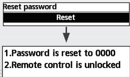 PANASONIC WH-SDC03H3E51 - To reset forgotten password (under operation OFF screen) Press ↩, ← and ▶ continuously for 5 seconds. - 1