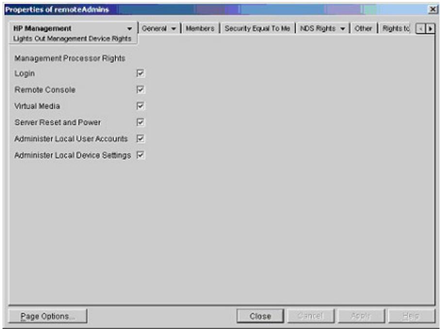 HP INTEGRATED LIGHTS-OUT 2 (ILO 2) STANDARD FIRMWARE - Exemple : Création et configuration d'objets d'annuaire destinés à être utilisés avec les périhériques LOM dans eDirectory - 3