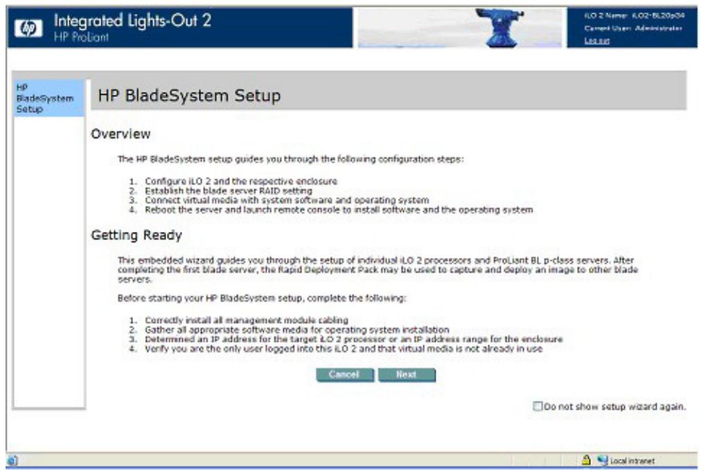 HP INTEGRATED LIGHTS-OUT 2 (ILO 2) STANDARD FIRMWARE - Installation HP BladeSystem - 1