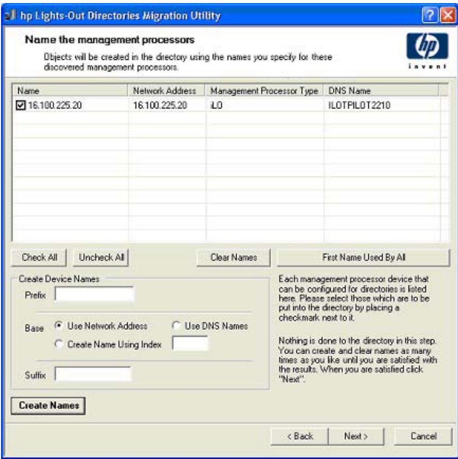 HP INTEGRATED LIGHTS-OUT 2 (ILO 2) STANDARD FIRMWARE - Attribution de noms aux processeurs de supervision - 1