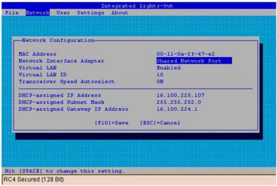 HP INTEGRATED LIGHTS-OUT 2 (ILO 2) STANDARD FIRMWARE - Activation et configuration de réseau à l'aide de l'interface iLO 2 - 2
