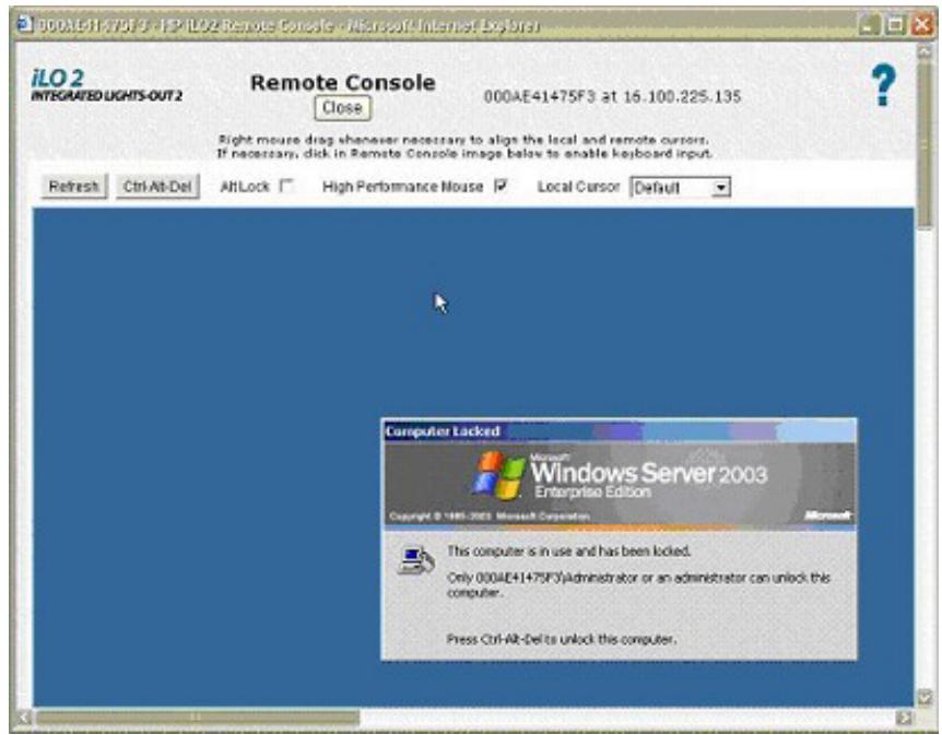 HP INTEGRATED LIGHTS-OUT 2 (ILO 2) STANDARD FIRMWARE - Remote Console (Console distante) - 1