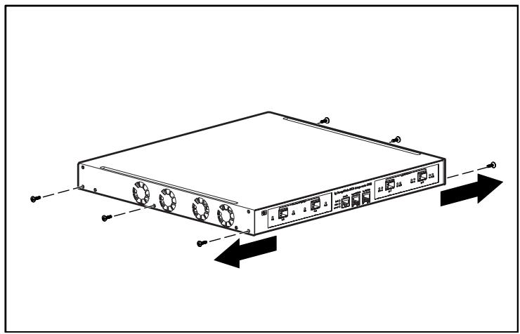 HP STORAGEWORKS ISCSI STORAGE ROUTER - Montage en rack du routeur de stockage - 3