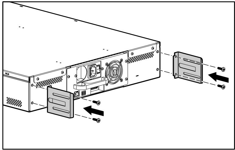 HP STORAGEWORKS SSL1016 TAPE AUTOLOADER - Fixation des supports de montage - 2