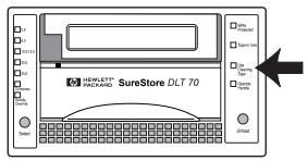HP SURESTORE DLT 70 TAPE DRIVE - Aquel moment nettoyer les têtes - 1
