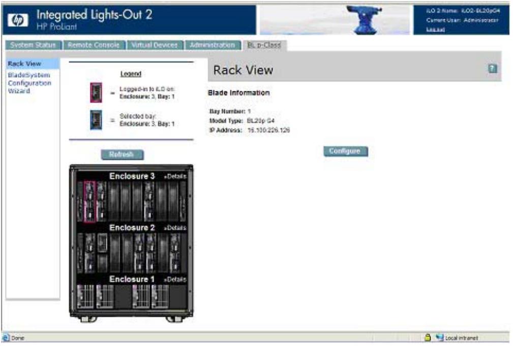 HP INTEGRATED LIGHTS-OUT (ILO 2) FEATURING ILO ADVANCED PACK - Vue du rack - 1