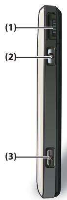 HP IPAQ 912C BUSINESS MESSENGER - Éléments des panneaux gauche et droit - 1