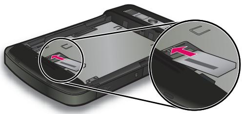 HP IPAQ 912C BUSINESS MESSENGER - Étape 1: Retrait du cache de la batterie et insertion de la carte SIM - 2