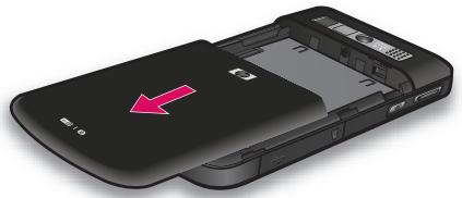 HP IPAQ 912C BUSINESS MESSENGER - Étape 1: Retrait du cache de la batterie et insertion de la carte SIM - 1