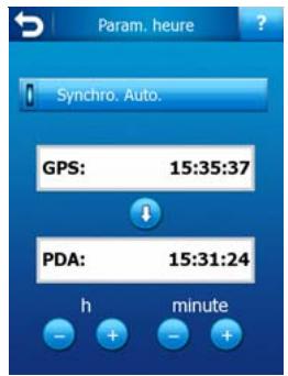 HP IPAQ 914 BUSINESS MESSENGER - Synchronisation de l'heure - 2