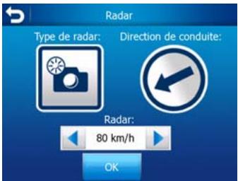 HP IPAQ 914 BUSINESS MESSENGER - Ajouter un nouveau radar ou editor un radar existant - 2