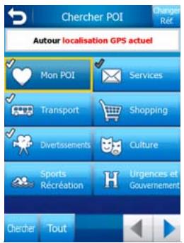 HP IPAQ 914 BUSINESS MESSENGER - Chercher un POI - 1