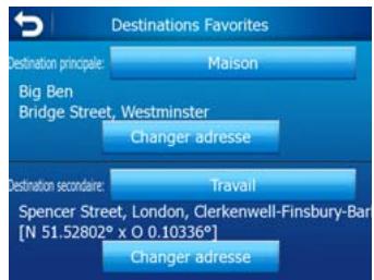 HP IPAQ 914 BUSINESS MESSENGER - Définir vos destinations favorites - 4