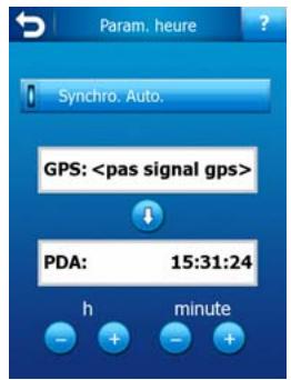 HP IPAQ 914 BUSINESS MESSENGER - Synchronisation de l'heure - 1
