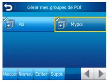 HP IPAQ 914 BUSINESS MESSENGER - Gérer Mes POI - 2