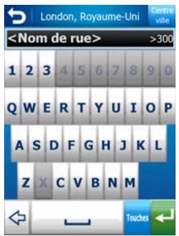 HP IPAQ 914 BUSINESS MESSENGER - Sélectionner une rue ou le centre de la localité - 1