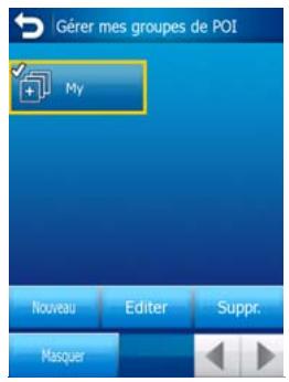HP IPAQ 914 BUSINESS MESSENGER - Gérer Mes POI - 1