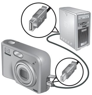 HP PHOTOSMART M525 - Configuration de destinations en ligne dans l'appareil photo - 1