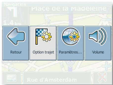 THOMSON GPS 280 - Options de menu - 1