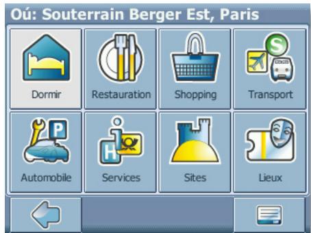 THOMSON GPS 280 - Recherche et selection de POI - 1