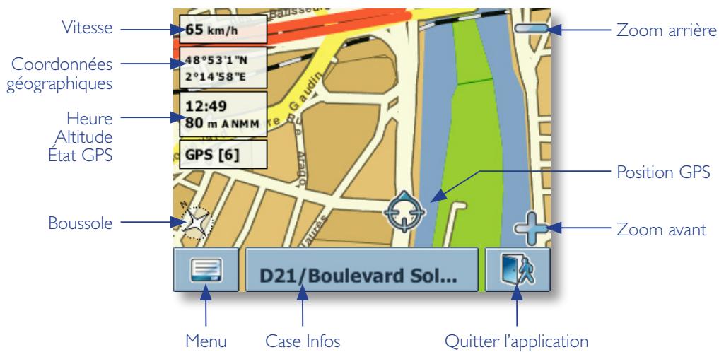 THOMSON GPS 280 - Mode tracking et mode sélection - 1