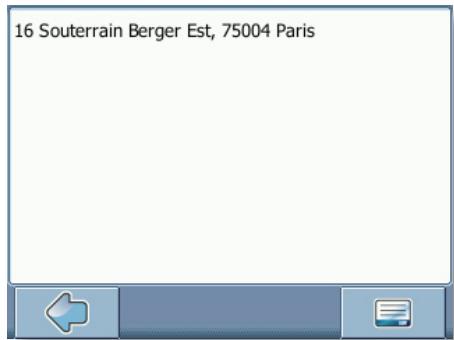 THOMSON GPS 280 - Choix d'un lieu sur la carte - 1