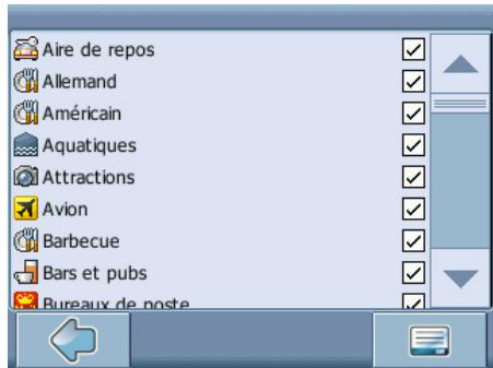THOMSON GPS 280 - Paramètres des cartes - 2