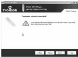 THOMSON M100G1K - Redémarrage de votre Ordinateur - 1