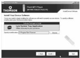 THOMSON M100G1K - Installation des Logiciels Requis - 1