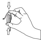 THOMSON PDP2070 - Comment utiliser vos écouteurs clips (eclipz) - 4