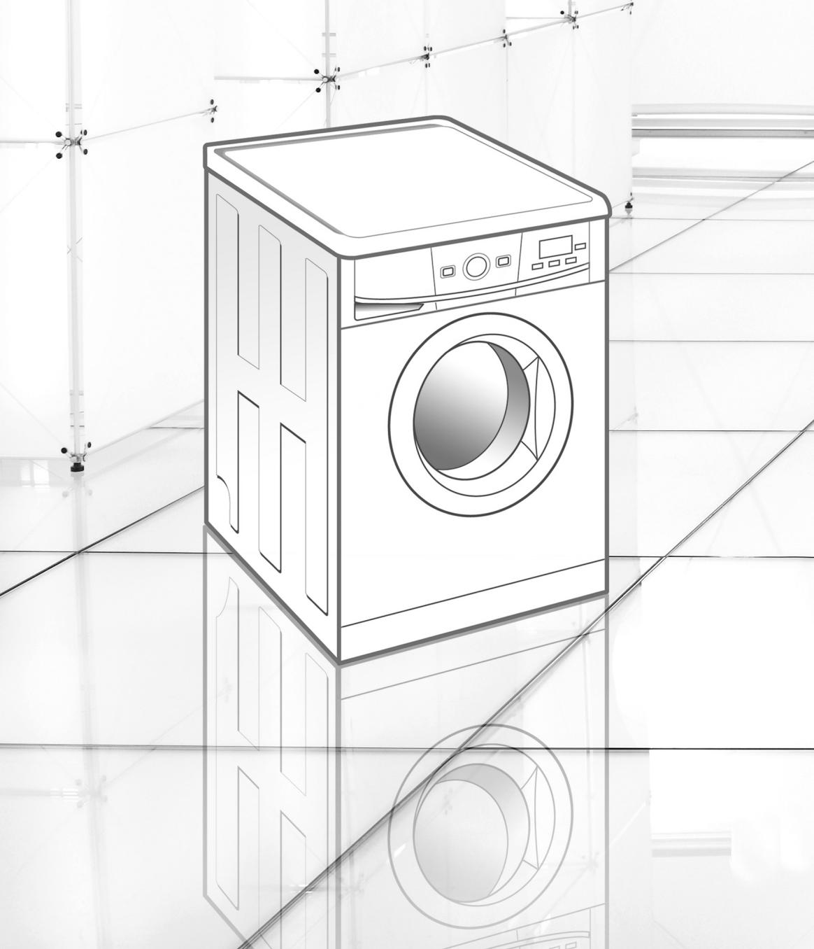 THOMSON WFIT6412I - Washer-dryer installation and operation manual Manuel d'st installation et d'utilisation de le lave-linge sechant Handbuch fur Einbau und Bedienung der Wasch- und Trockenmaschine - 1