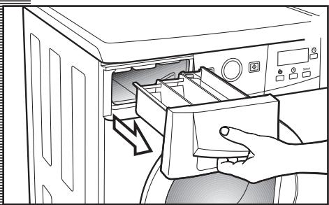 THOMSON WFIT6412I - CLEANING THE DETERGENT DISPENSER - 1