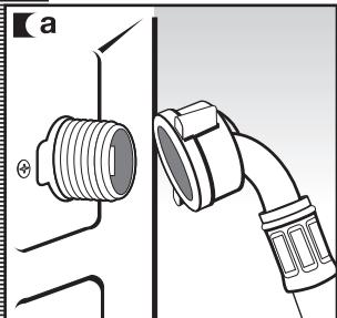 THOMSON WFIT6412I - The water supply hose is inside the drum: - 2