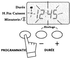 BRANDT MP4320VV - Faire une cuisson pendant une durée définie et avec une heure de fin de cuisson déterminée - 4