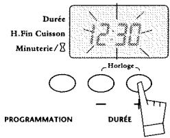 BRANDT MP4320VV - b) REMISE À L'HEURE DE L'HORLOGE - 3