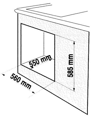 BRANDT MP4320VV - Comment encastrer votre four ? - 2