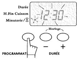 BRANDT MP4330EX - Comment utiliser la minuterie? - 1