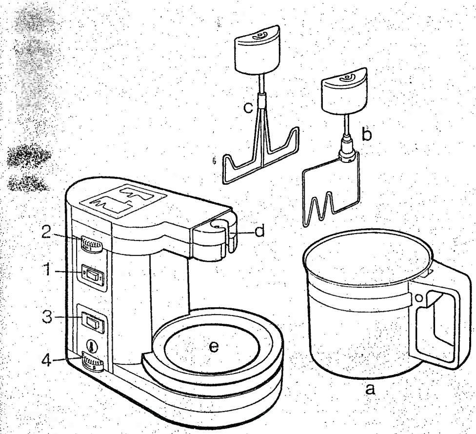 MOULINEX SAUCIER PATISSERIE - LA SAUCIERE-PATISSIERE SE COMPOSE : - 1