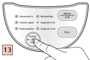 SEB DELIRICE ELECTRONIC - Soupe de riz/porridge 2h - Fig. 12 - 1