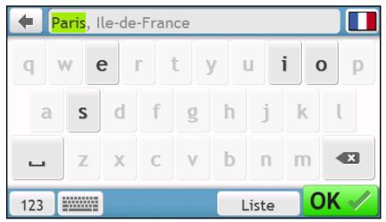 MIO SPIRIT 7550 - Comment utiliser l'écran clavier? - 2
