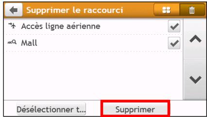 MIO SPIRIT 7550 - Comment faire pour personnaliser les catégories de recherche? - 2