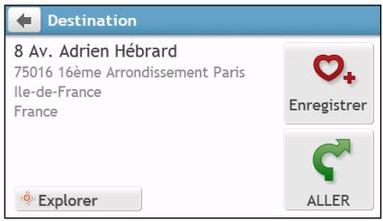 MIO SPIRIT 7550 - Comment prévisualiser la destination sur la carte ? - 1