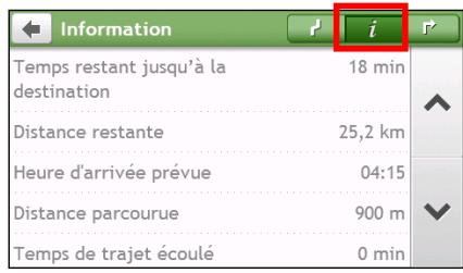 MIO SPIRIT 7550 - Comment visualiser les statistiques de mon itinéraire ? - 3