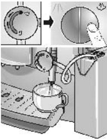 SIEMENS TK 69 - Faire mousseur ou chauffer du lait/latte macchiato - 1