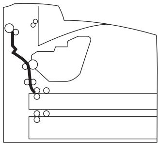 EPSON ACULASER M4000DN - Bourrage papier a (capot a) - 1
