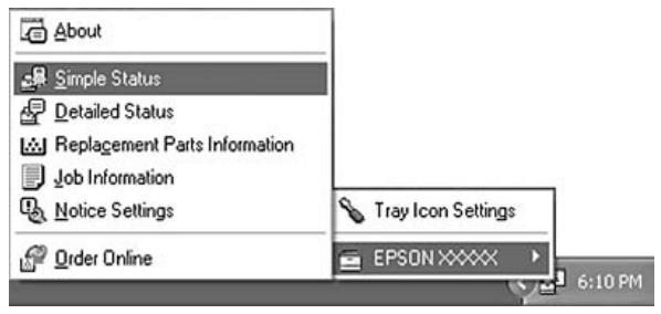 EPSON ACULASER M4000DN - Accès à EPSON status monitor - 1