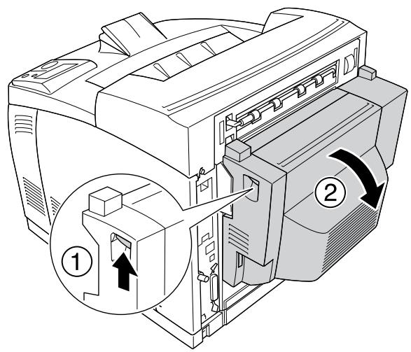 EPSON ACULASER M4000DN - Bourrage papier DM (capot de l'unité recto verso) - 2